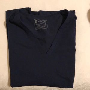 FIGS navy scrub top